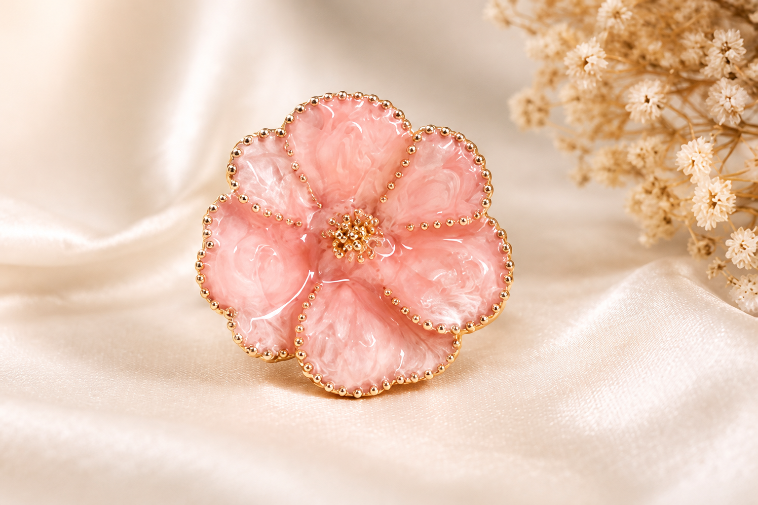 Pink Blossom Ring