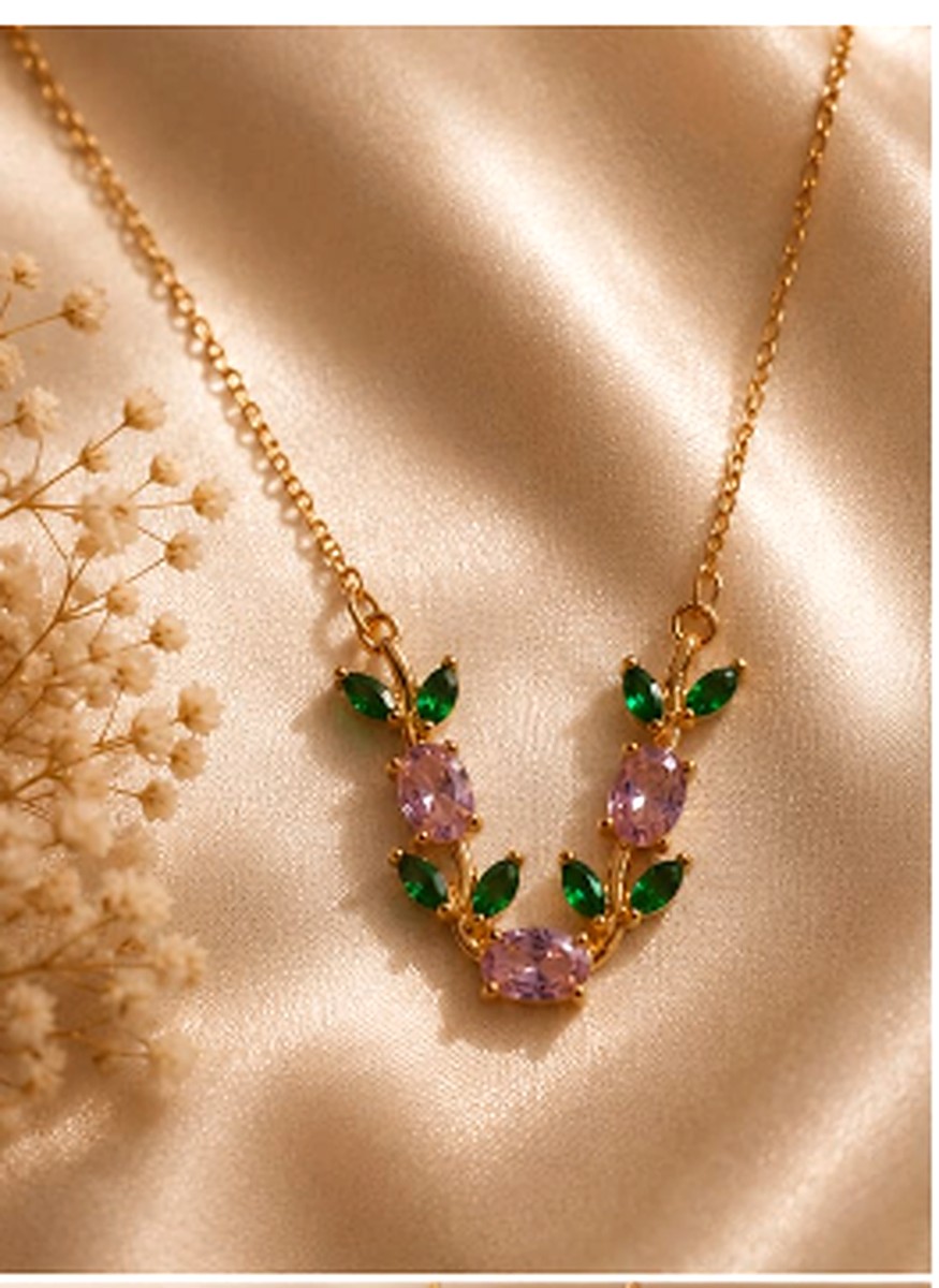 Tulip Pink Necklace